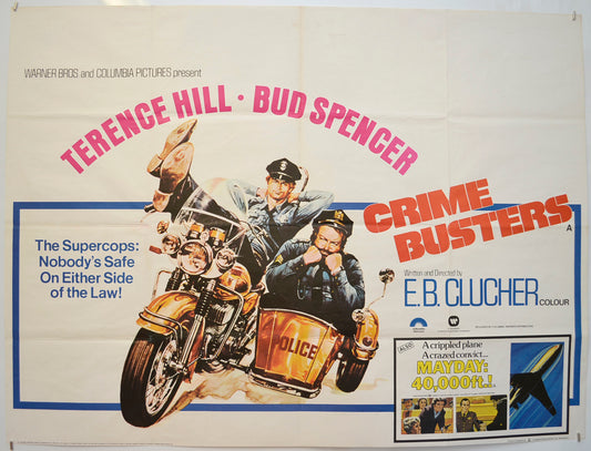 Crime Busters  Original Quad Poster - Film Poster - Movie Poster