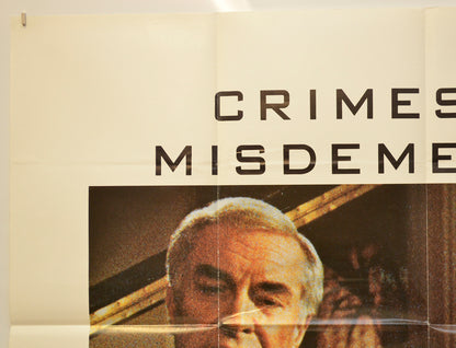 CRIMES AND MISDEMEANORS (Top Left) Cinema Quad Movie Poster 