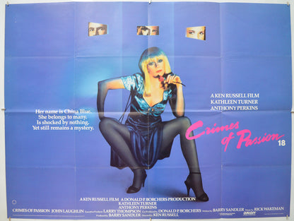 Crimes Of Passion Original Quad Poster - Film Poster - Movie Poster