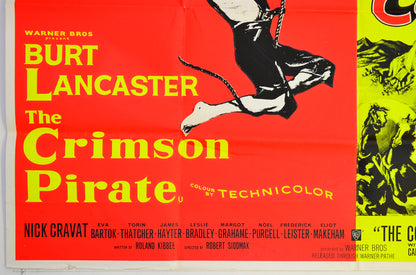 THE CRIMSON PIRATE / THE COMMAND (Bottom Left) Cinema Quad Movie Poster 