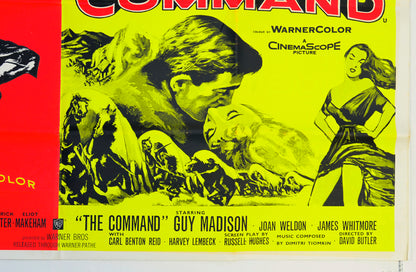 THE CRIMSON PIRATE / THE COMMAND (Bottom Right) Cinema Quad Movie Poster 