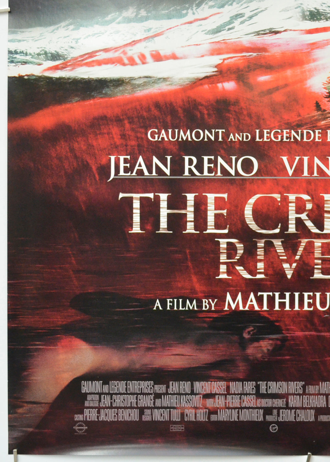 THE CRIMSON RIVERS (Bottom Left) Cinema One Sheet Movie Poster 