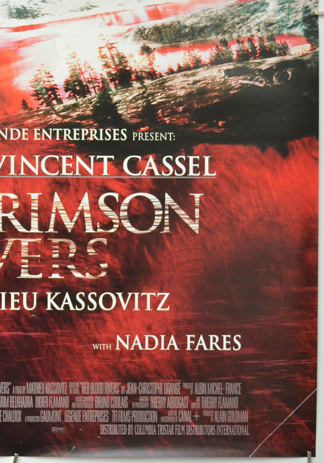 THE CRIMSON RIVERS (Bottom Right) Cinema One Sheet Movie Poster 