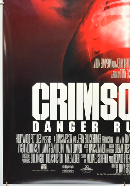 CRIMSON TIDE (Bottom Left) Cinema One Sheet Movie Poster 