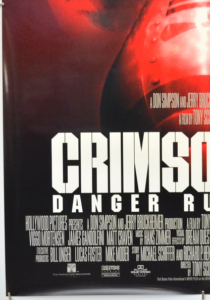 CRIMSON TIDE (Bottom Left) Cinema One Sheet Movie Poster 