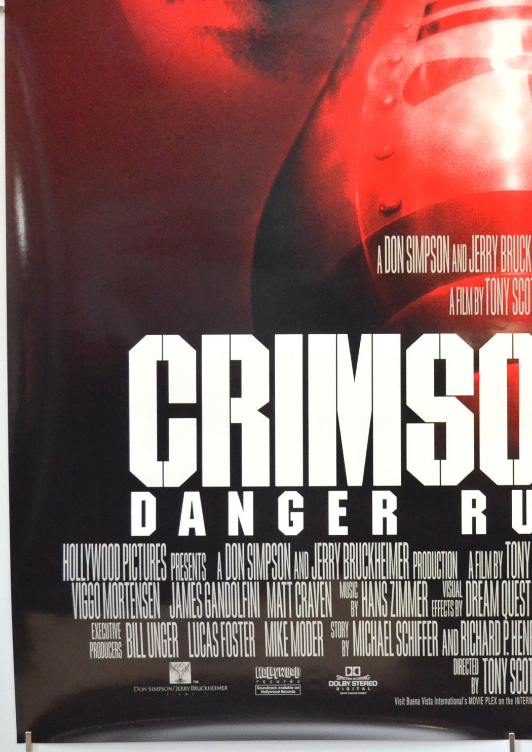 CRIMSON TIDE (Bottom Left) Cinema One Sheet Movie Poster 