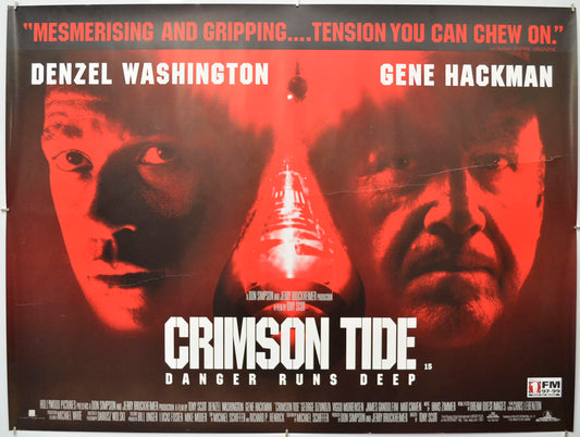 Crimson Tide  Original Quad Poster - Film Poster - Movie Poster