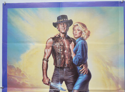 CROCODILE DUNDEE II (Top Left) Cinema Quad Movie Poster 