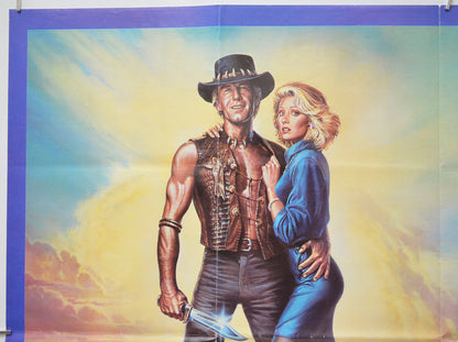 CROCODILE DUNDEE II (Top Left) Cinema Quad Movie Poster 