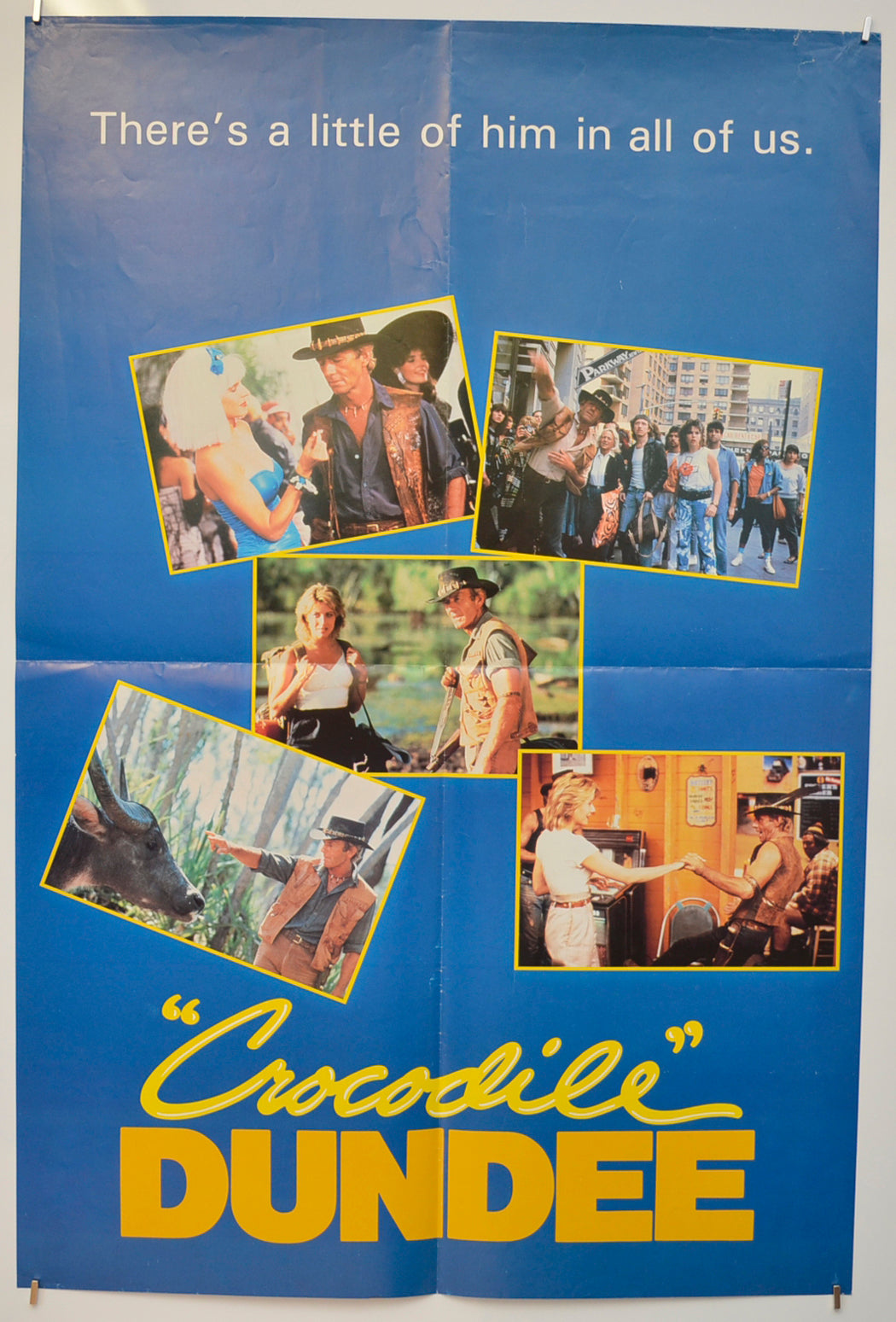 Crocodile Dundee  Original Double Crown Poster - Film Poster - Movie Poster