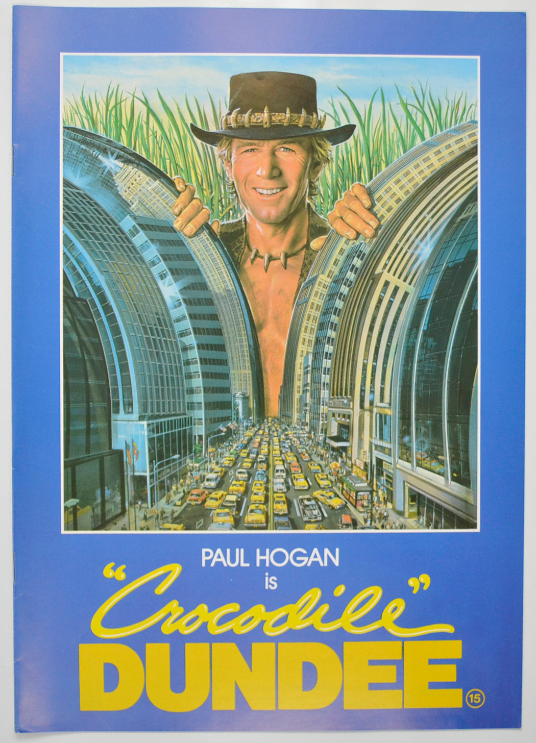 Crocodile Dundee Original 8 Page Cinema Exhibitors Campaign Pressbook (UK)