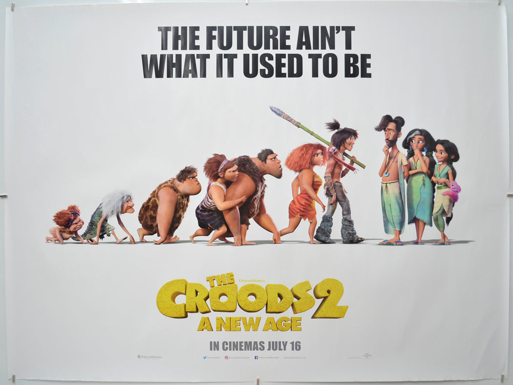 The Croods 2: A New Age (Teaser / Advance Version) Original Quad Poster - Film Poster - Movie Poster