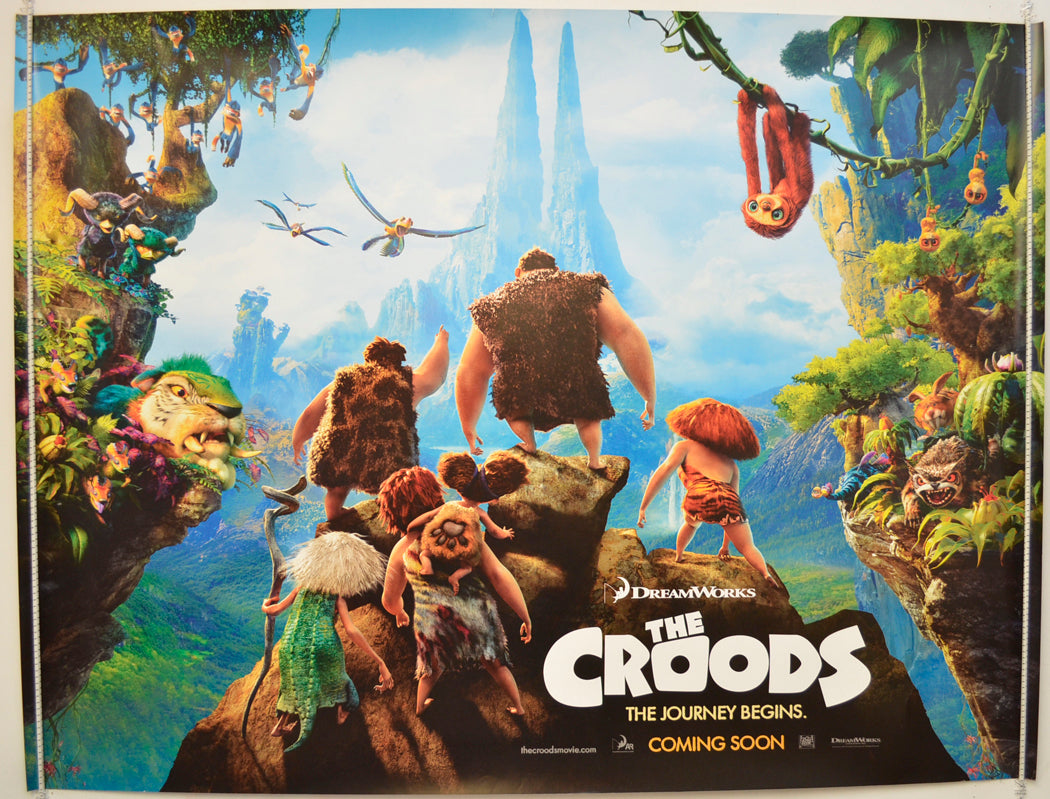 The Croods  (Teaser / Advance Version 2)  Original Quad Poster - Film Poster - Movie Poster 