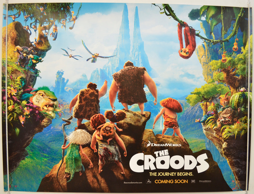 The Croods  (Teaser / Advance Version 2)  Original Quad Poster - Film Poster - Movie Poster 