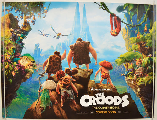 The Croods  (Teaser / Advance Version 2)  Original Quad Poster - Film Poster - Movie Poster 