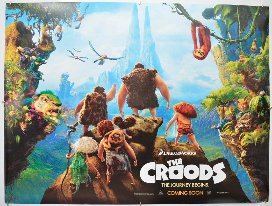 The Croods (Teaser / Advance Version 2)  Original Quad Poster - Film Poster - Movie Poster  