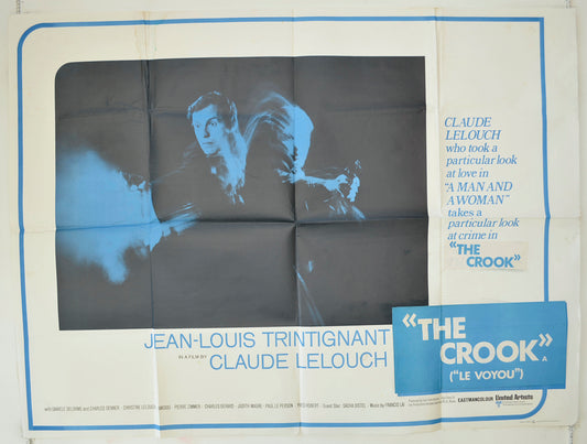 The Crook  (a.k.a. Le Voyou)  (a.k.a. Simon The Swiss)   Original Quad Poster - Film Poster - Movie Poster  