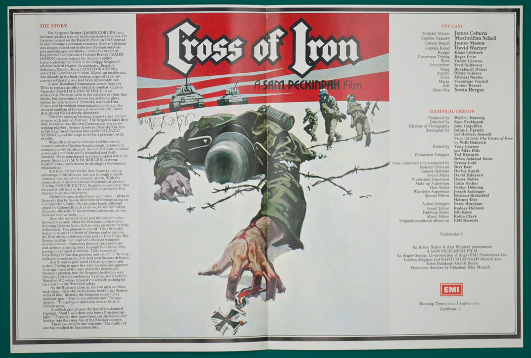 Cross Of Iron - Synopsis Booklet - Inside