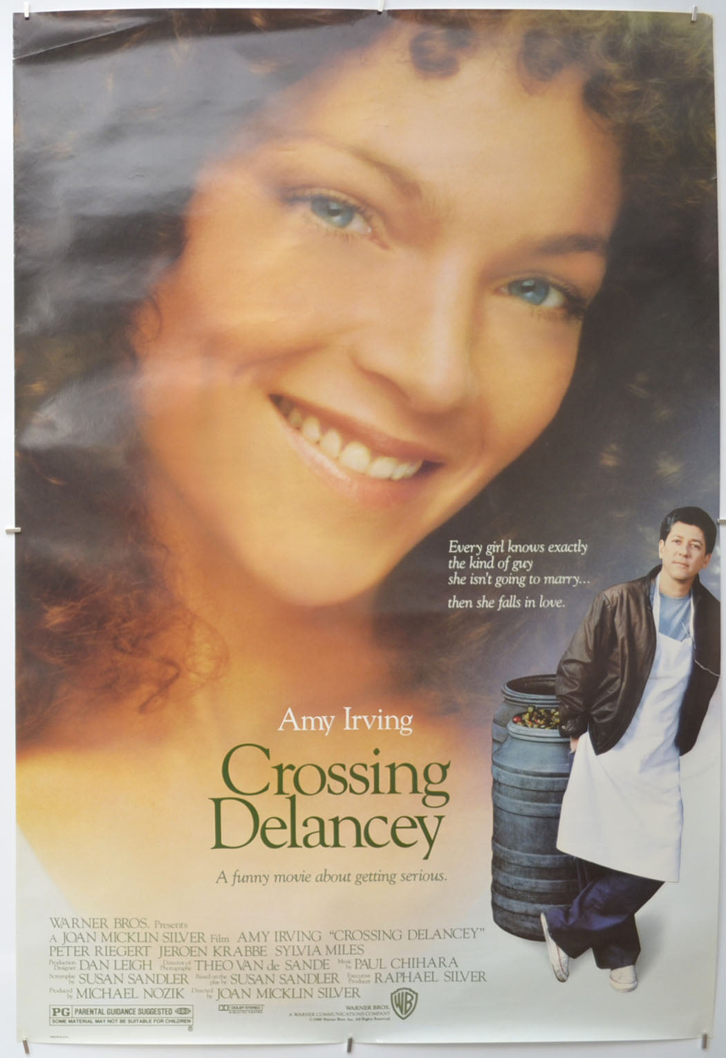 Crossing Delancey  Original One Sheet Poster - Film Poster - Movie Poster