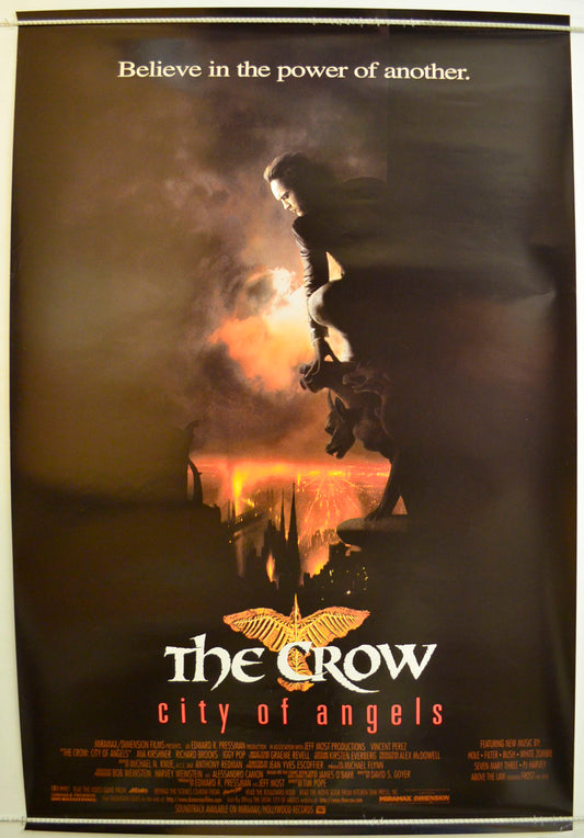 The Crow II : City Of Angels  Original One Sheet Poster - Film Poster - Movie Poster