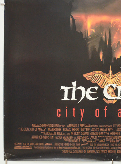 THE CROW II : CITY OF ANGELS (Bottom Left) Cinema One Sheet Movie Poster 