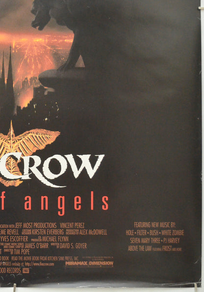 THE CROW II : CITY OF ANGELS (Bottom Right) Cinema One Sheet Movie Poster 