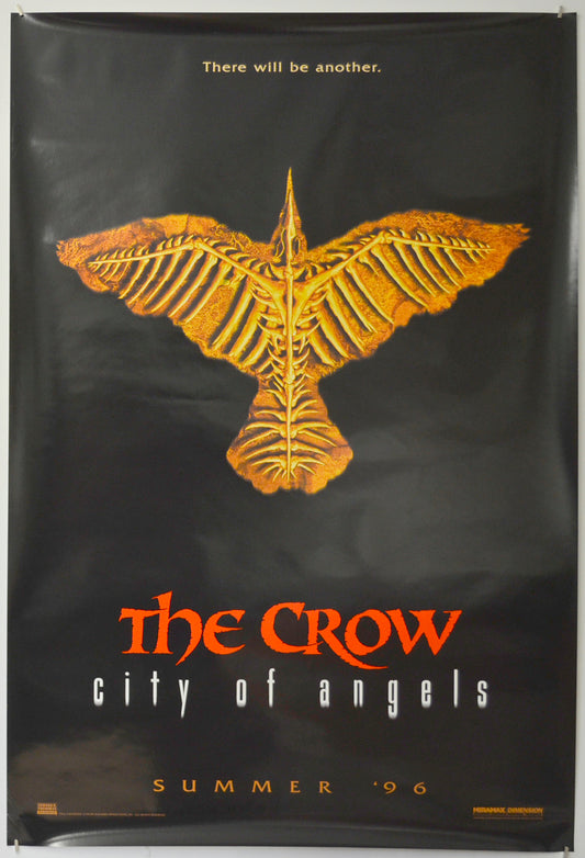 The Crow II - City Of Angels (Teaser / Advance Version)  Original One Sheet Poster - Film Poster - Movie Poster