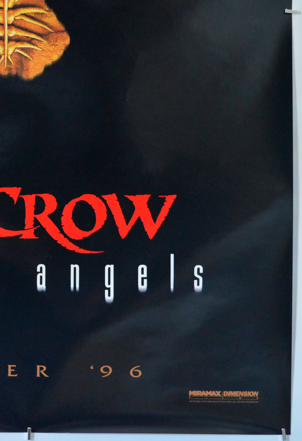 THE CROW : CITY OF ANGELS (Bottom Right) Cinema One Sheet Movie Poster 