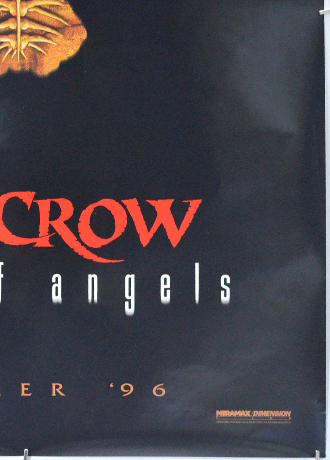 THE CROW : CITY OF ANGELS (Bottom Right) Cinema One Sheet Movie Poster 