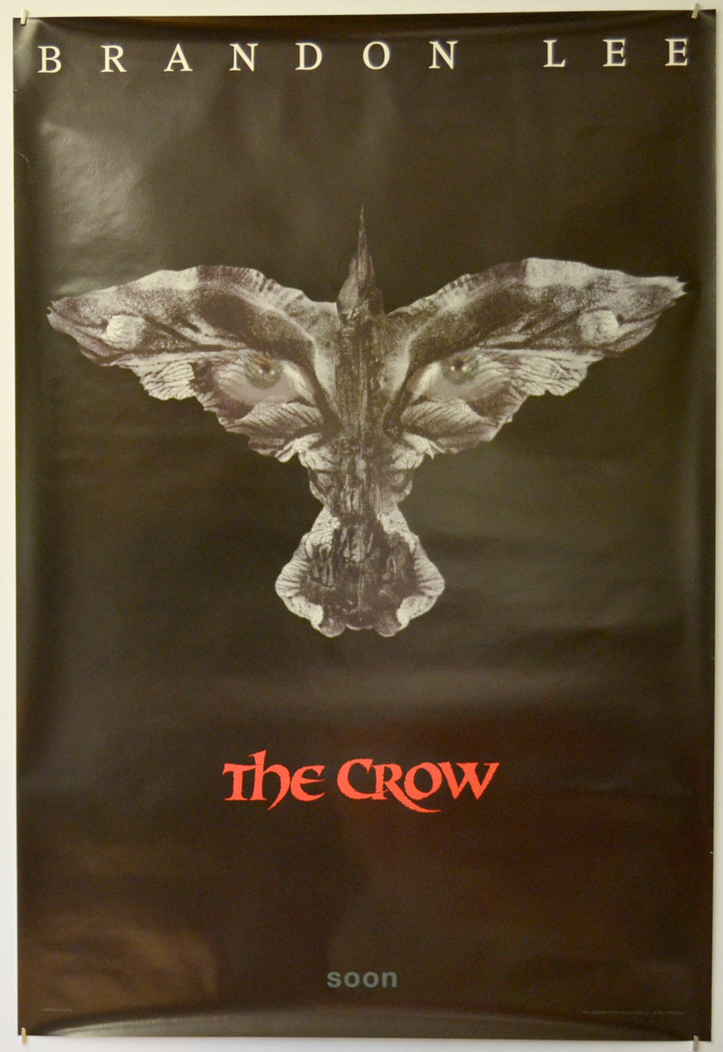 The Crow (Teaser / Advance Version)  Original One Sheet Poster - Film Poster - Movie Poster