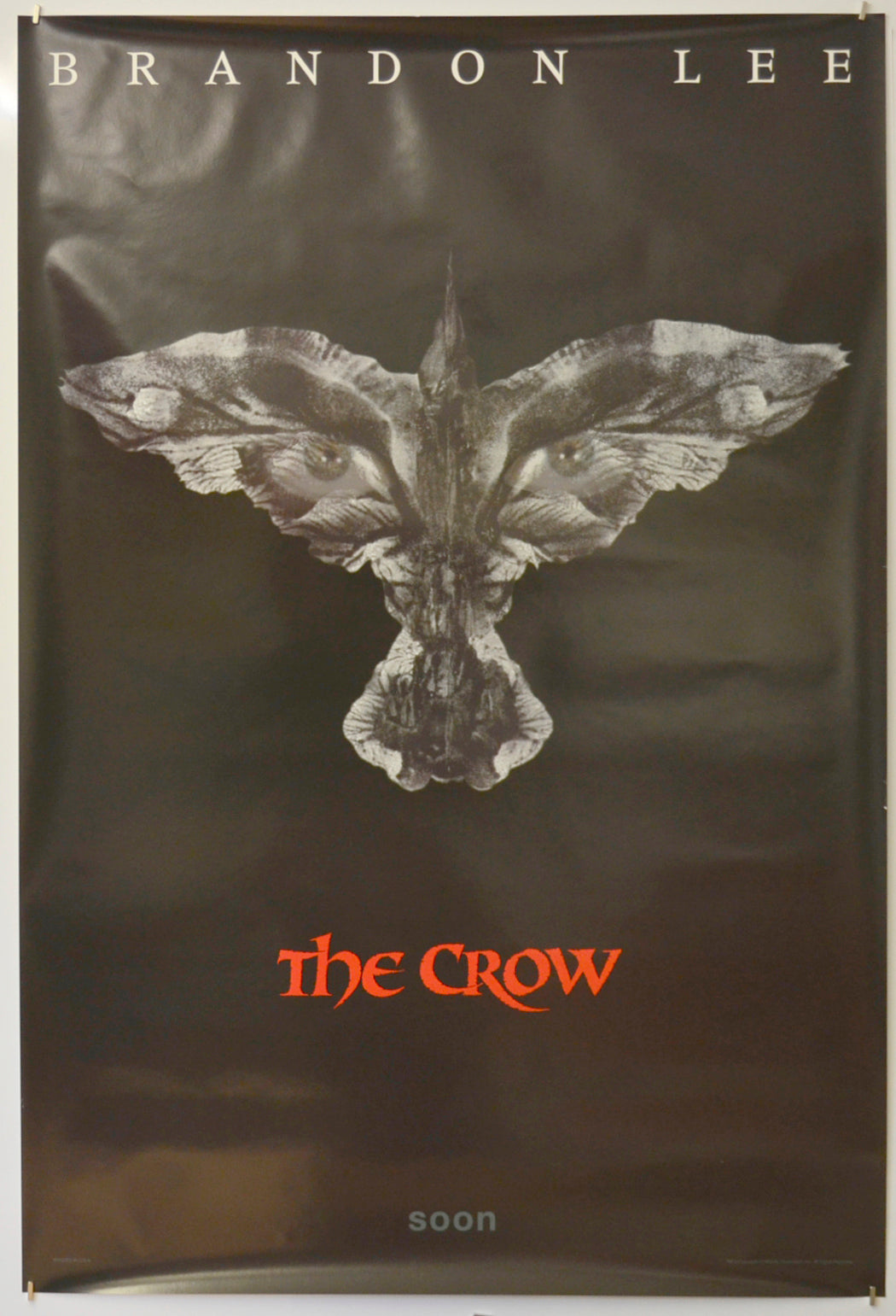 The Crow (Teaser / Advance Version)  Original One Sheet Poster - Film Poster - Movie Poster