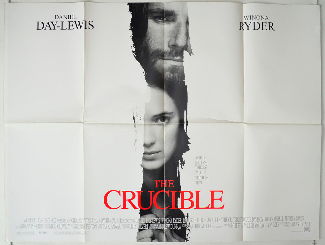 The Crucible Original British Quad Poster - Movie Poster