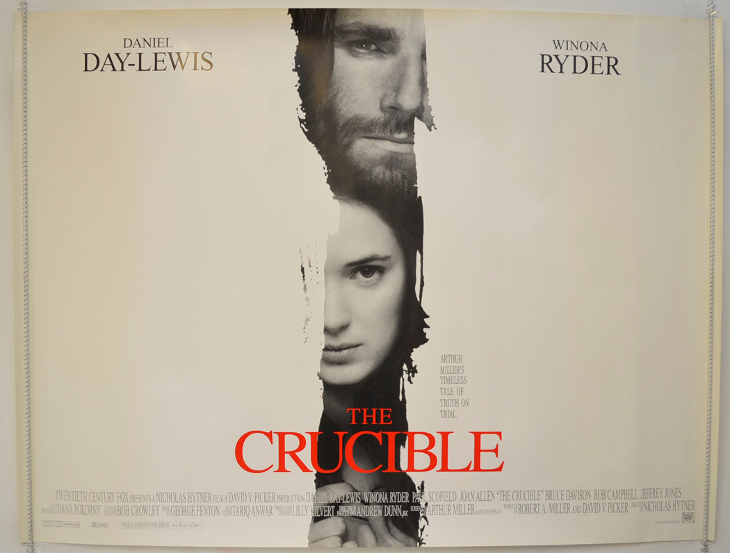 The Crucible  Original Quad Poster - Film Poster - Movie Poster