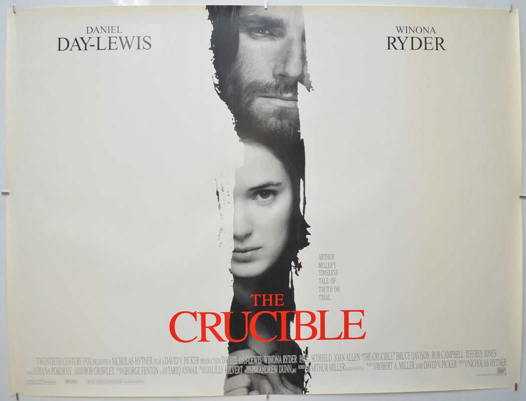 The Crucible Original Quad Poster - Film Poster - Movie Poster