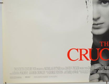 THE CRUCIBLE (Bottom Left) Cinema Quad Movie Poster 