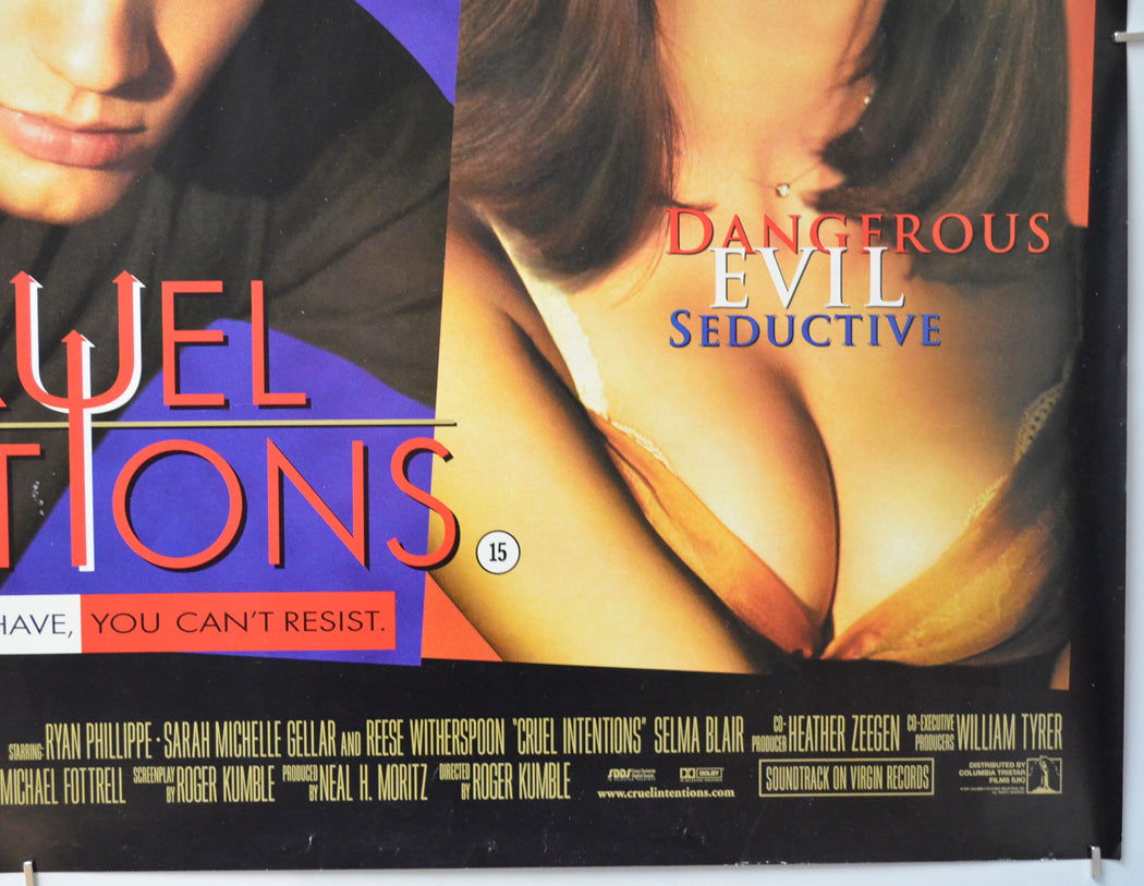 CRUEL INTENTIONS (Bottom Right) Cinema Quad Movie Poster 