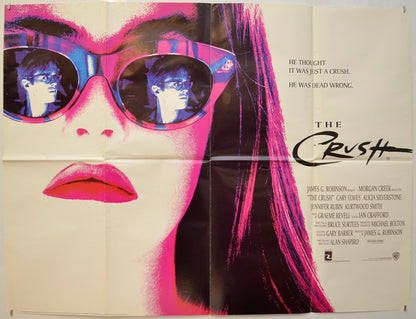 The Crush  Original Quad Poster - Film Poster - Movie Poster