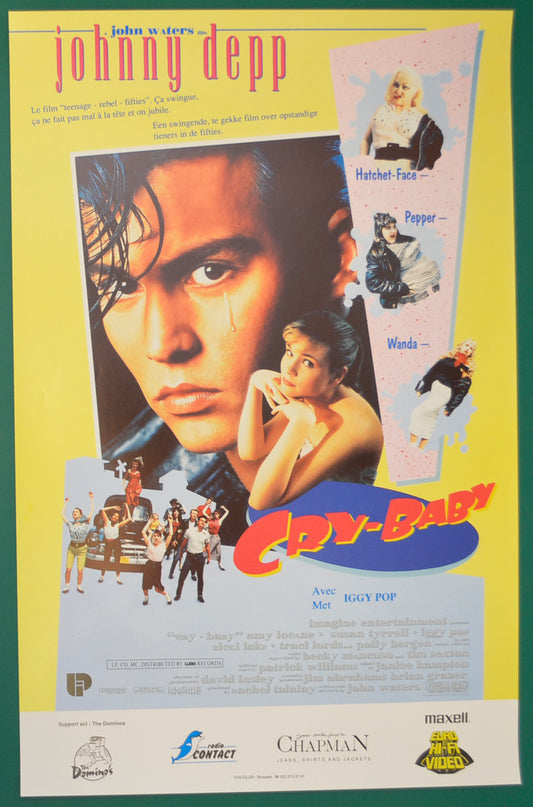 Cry-Baby Original Belgian Poster - Film Poster - Movie Poster  