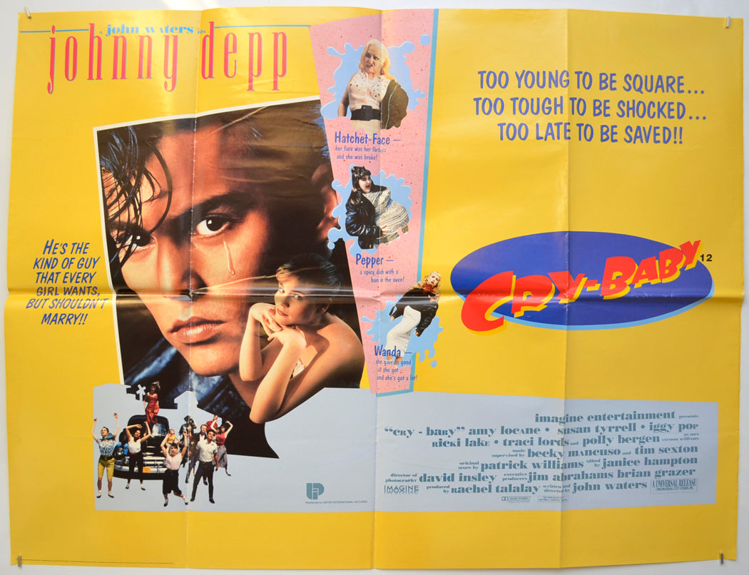 Cry-Baby  Original Quad Poster - Film Poster - Movie Poster