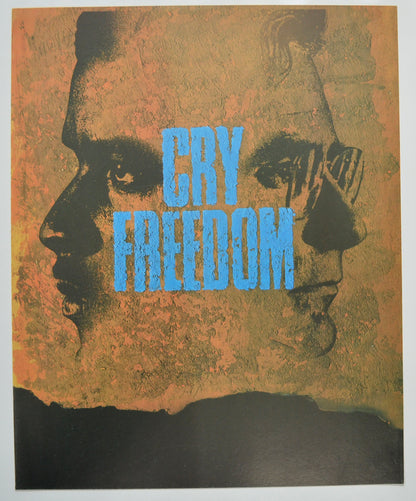 Cry Freedom Original Cinema Exhibitors Press Synopsis / Credits Booklet (UK)