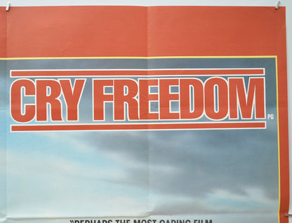 CRY FREEDOM (Top Right) Cinema Quad Movie Poster 