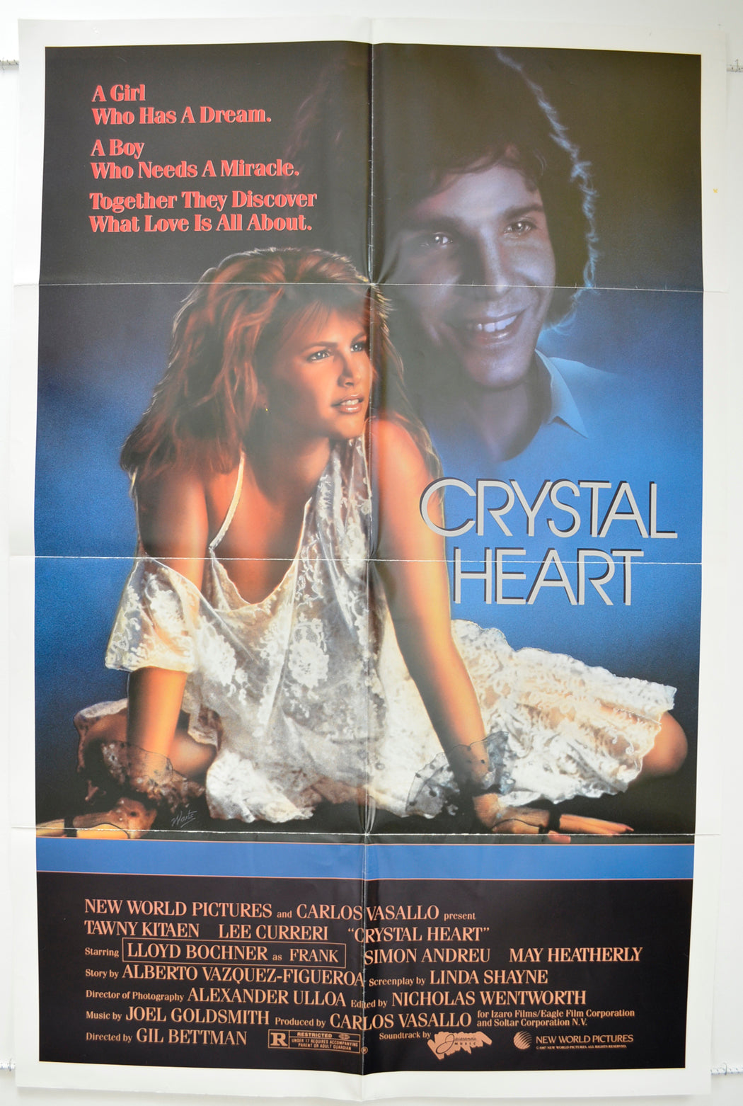 Crystal Heart  Original One Sheet Poster - Film Poster - Movie Poster 