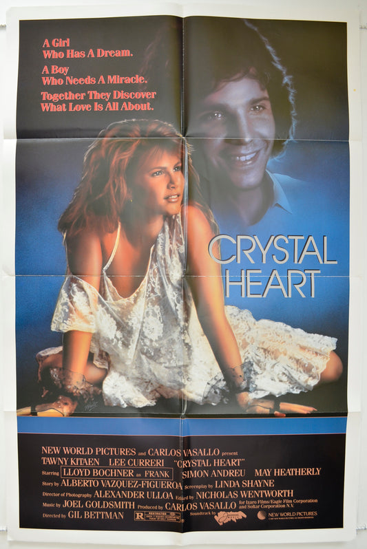 Crystal Heart  Original One Sheet Poster - Film Poster - Movie Poster 