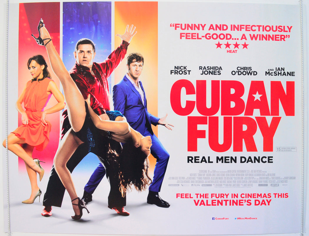 Cuban Fury  Original British Quad Poster - Film Poster - Movie Poster 