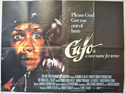 Cujo Original Quad Poster - Film Poster - Movie Poster