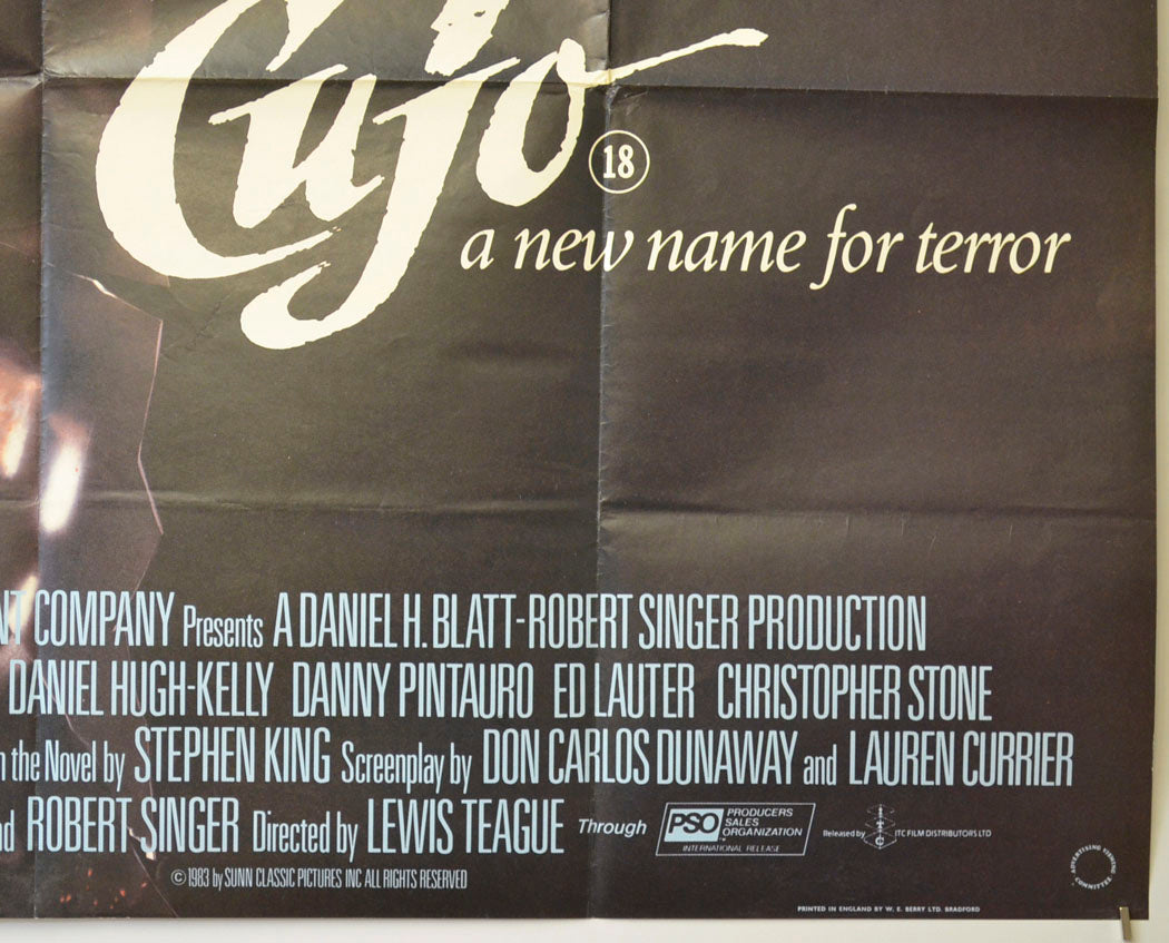 CUJO (Bottom Right) Cinema Quad Movie Poster 