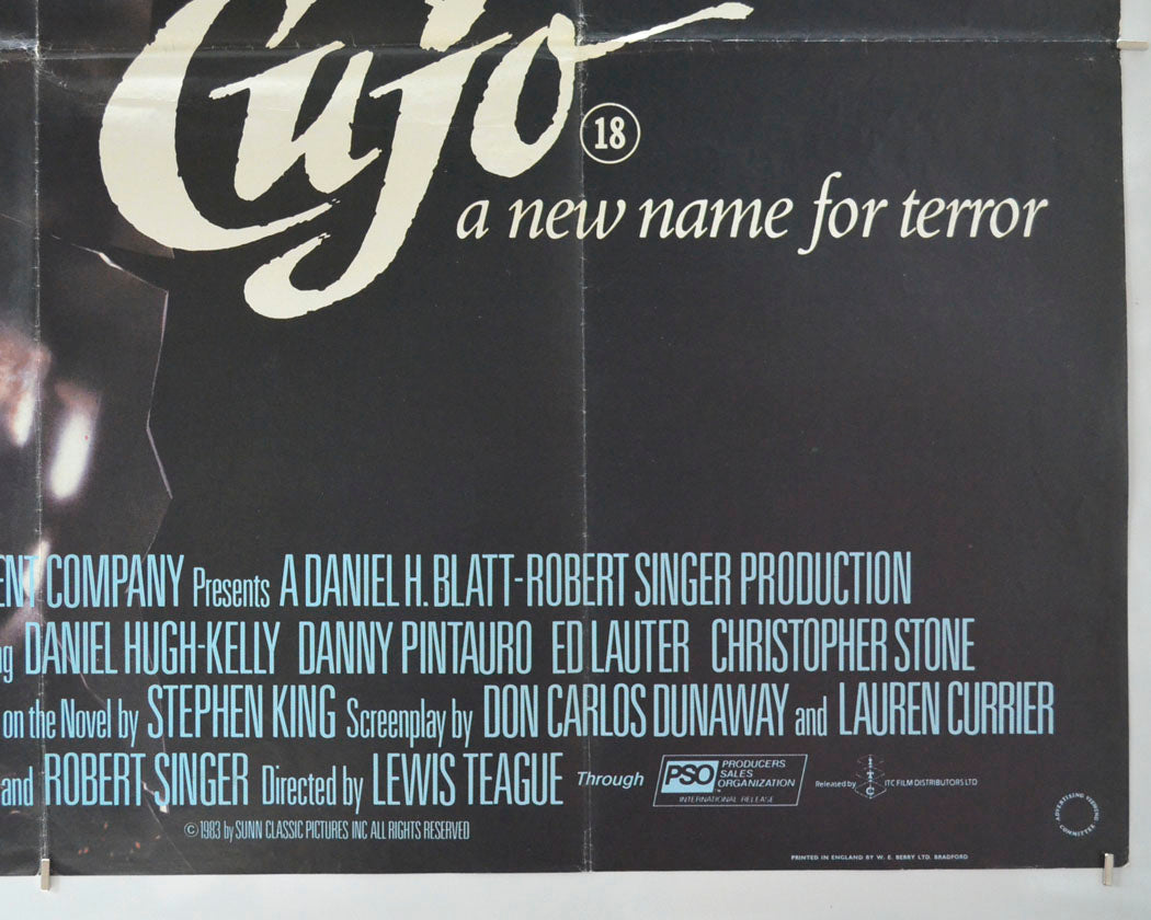 CUJO (Bottom Right) Cinema Quad Movie Poster 