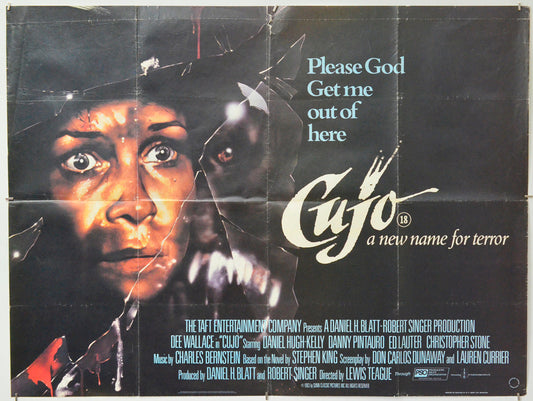 Cujo - Original Quad Poster - Film Poster - Movie Poster