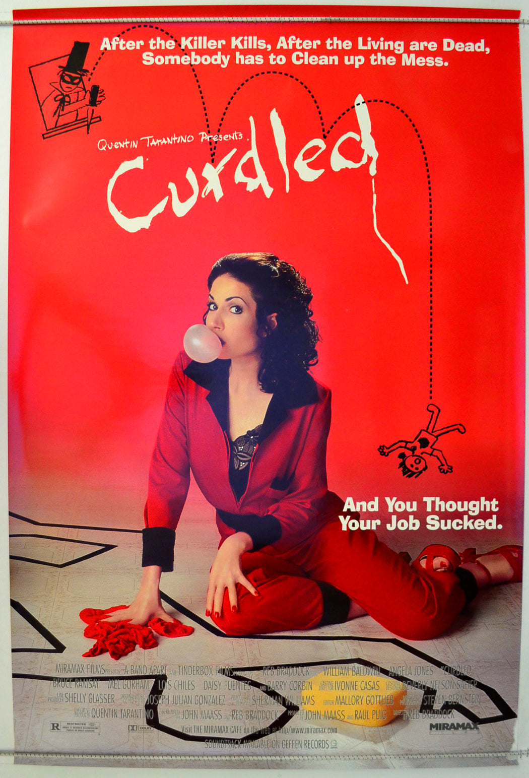 Curdled  Original One Sheet Poster - Film Poster - Movie Poster