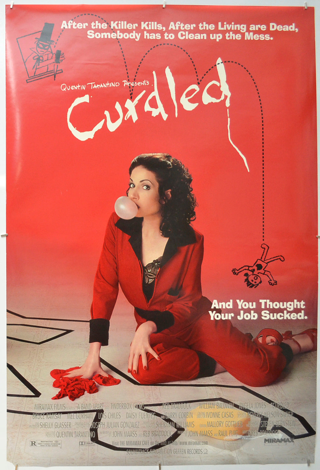 Curdled Original One Sheet Poster - Film Poster - Movie Poster